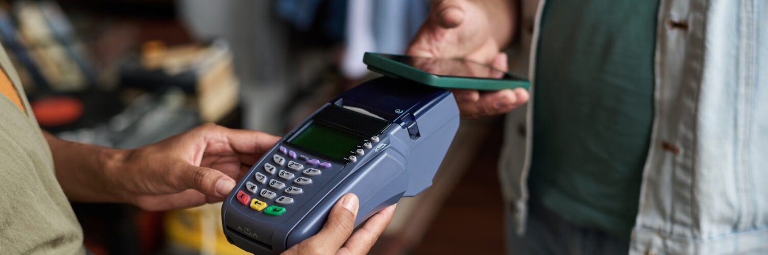 Paying by smartphone app for purchase